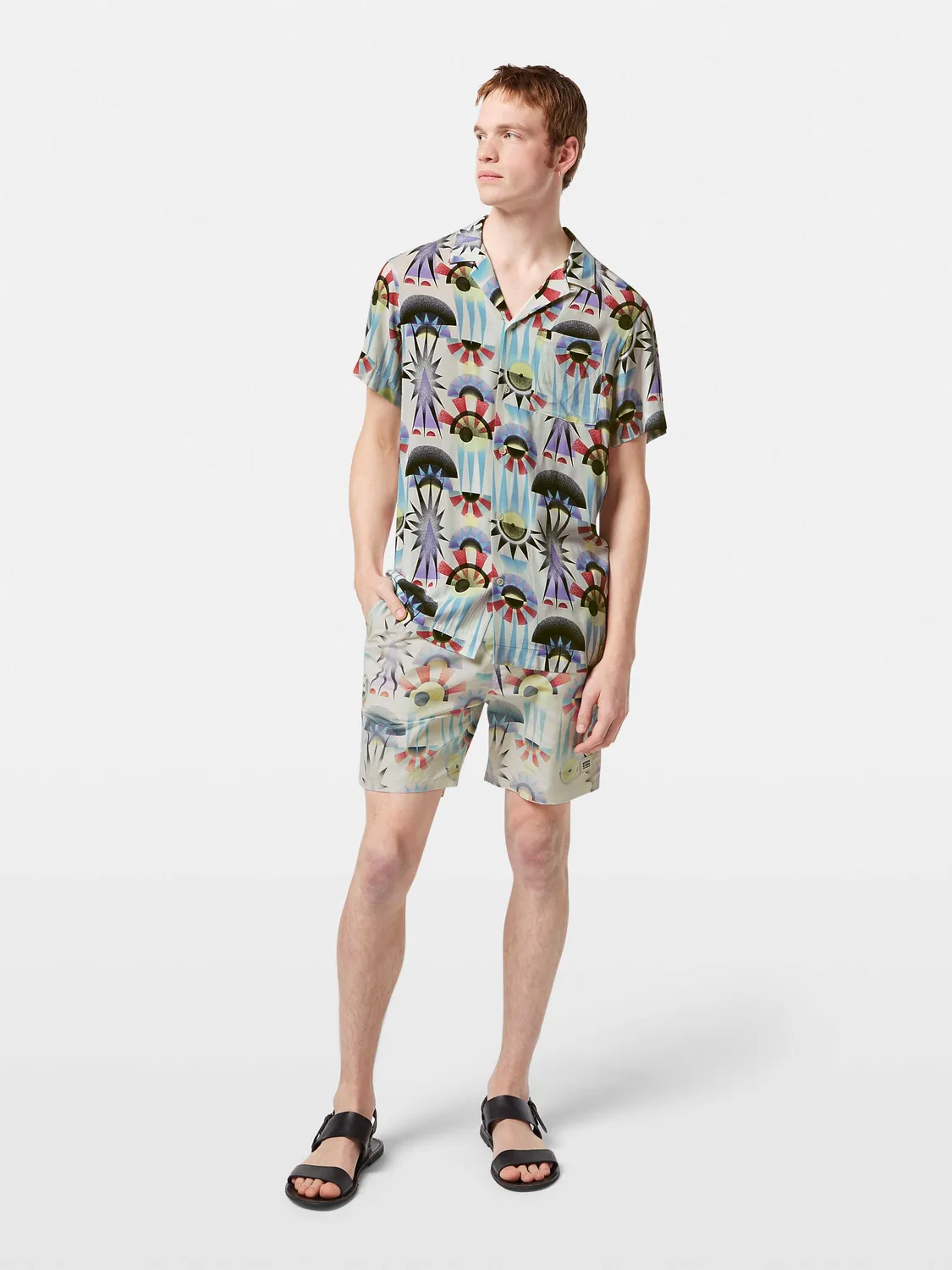 Printed short-sleeved shirt sold by Scotch & Soda product image thumbnail 4