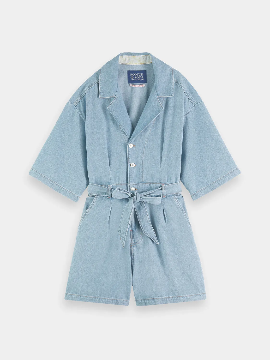Worked out denim jumpsuit sold by Scotch & Soda product image thumbnail 2