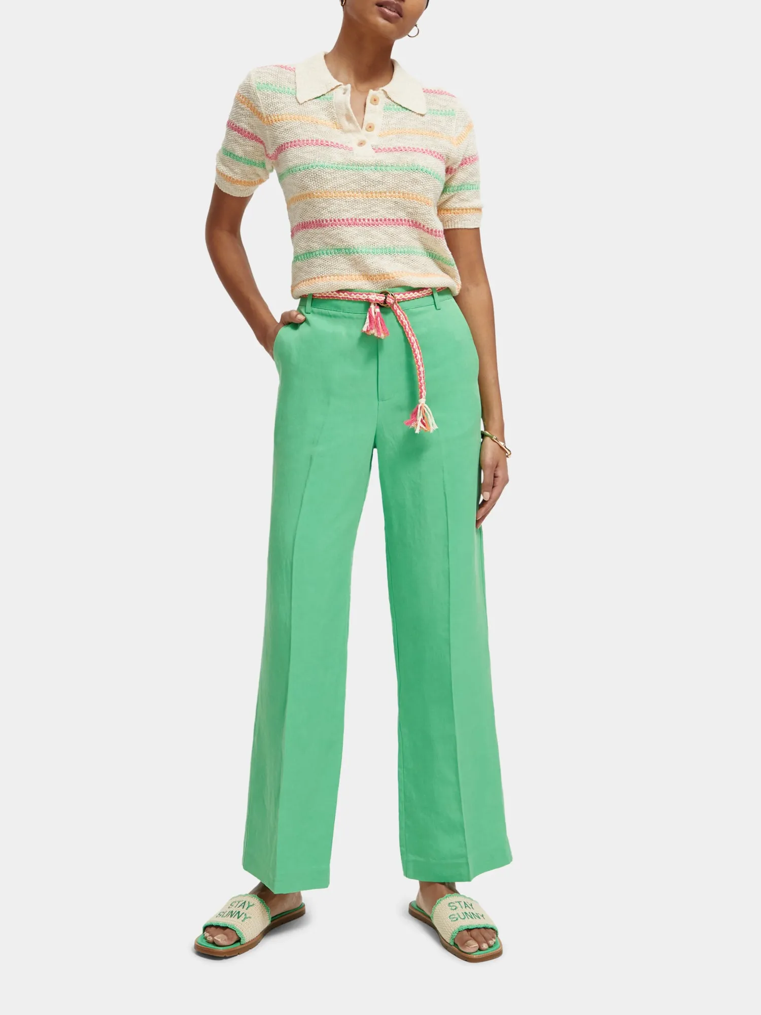Edie wide fit pants sold by Scotch & Soda product image thumbnail 5