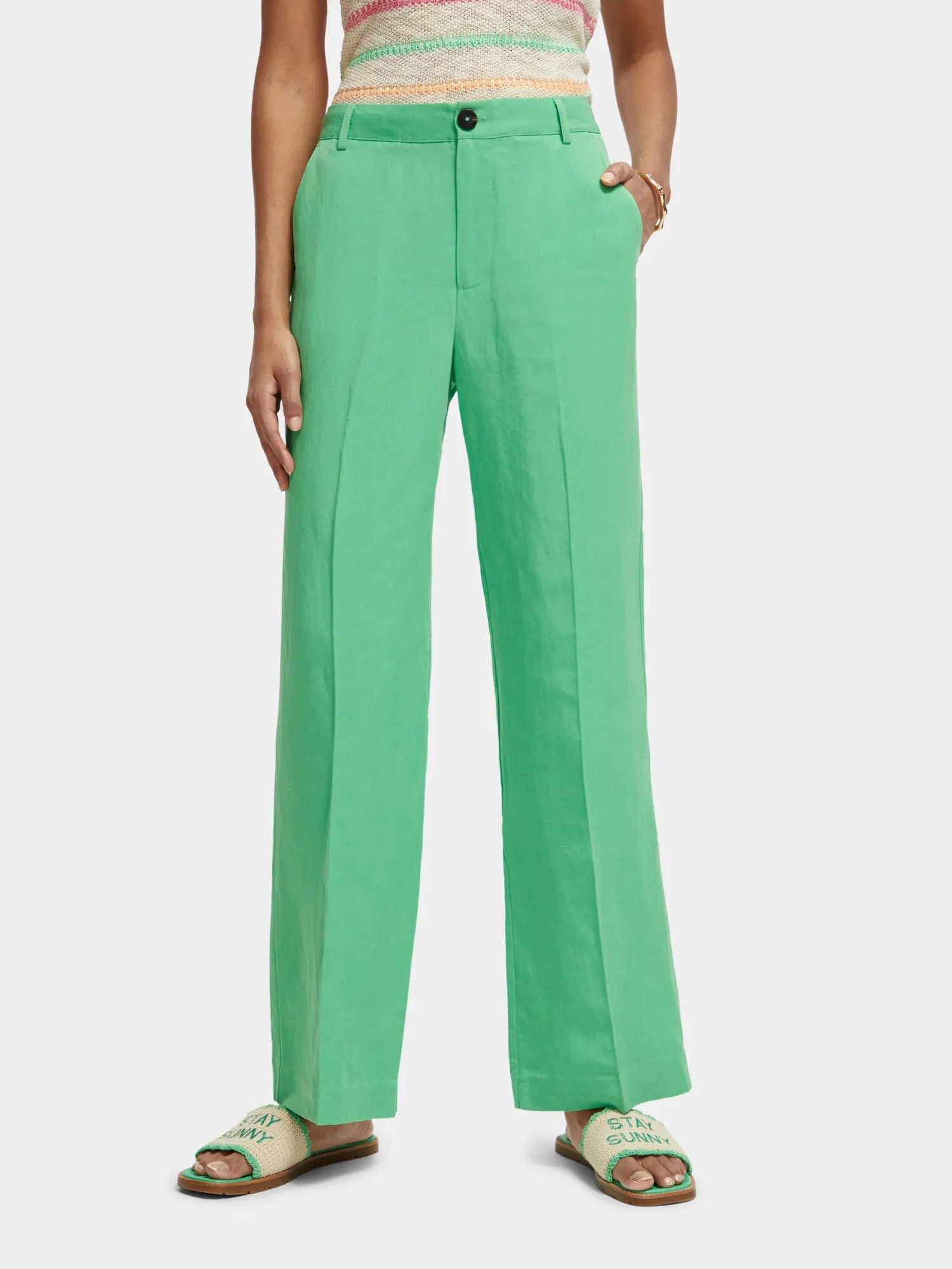 Edie wide fit pants sold by Scotch & Soda
