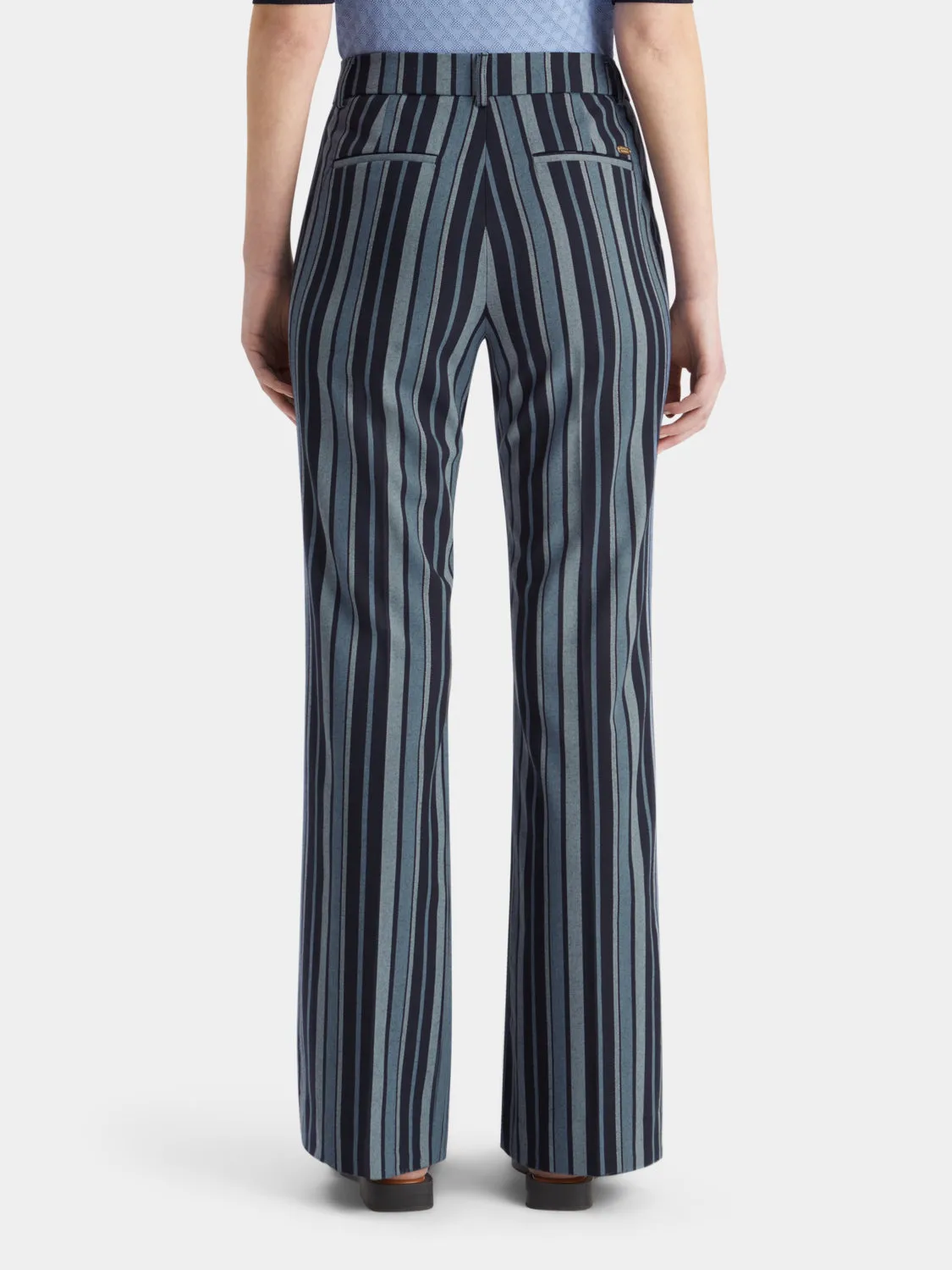 Violet kick flare pants sold by Scotch & Soda product image thumbnail 3