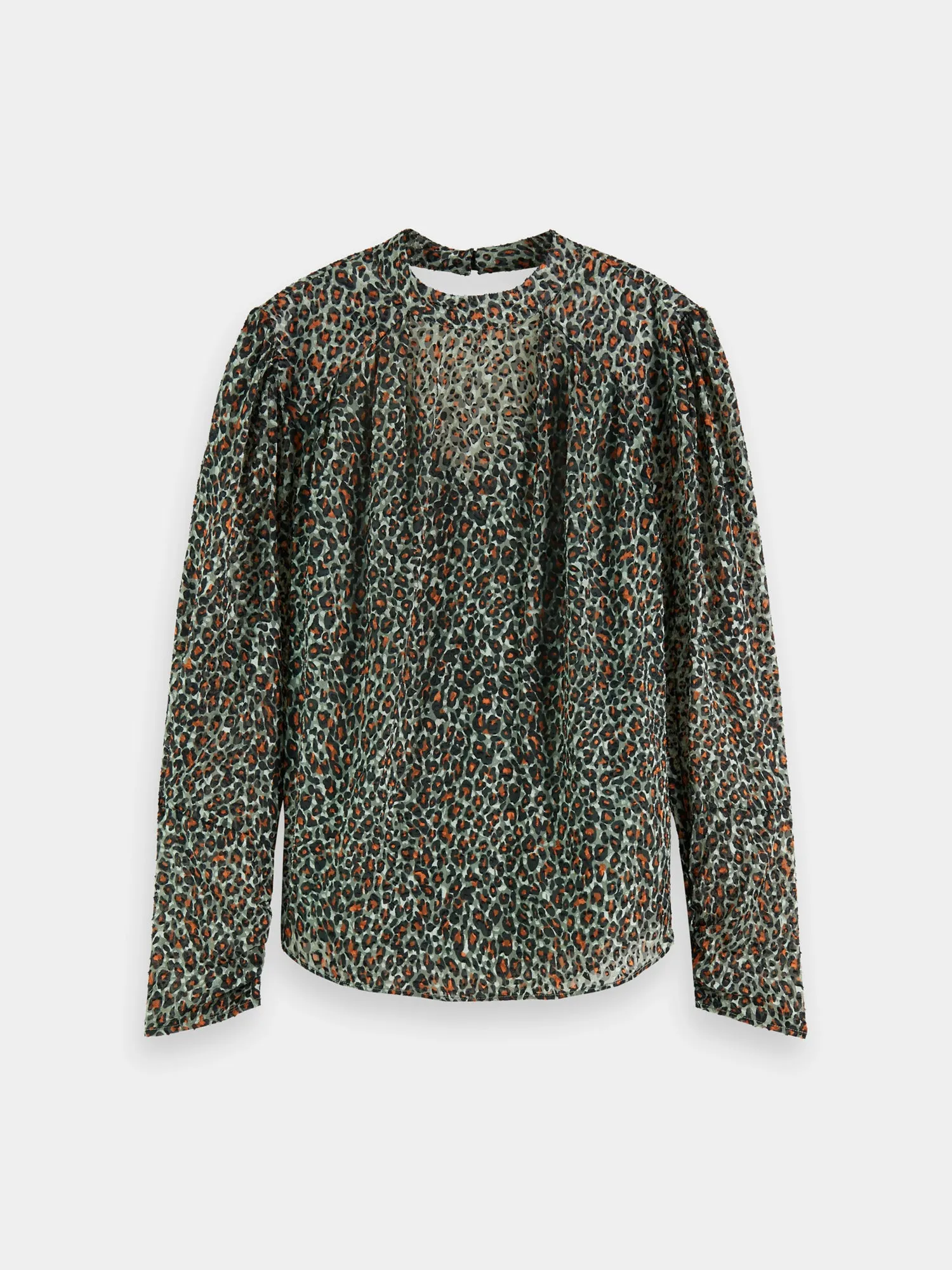 Mock neck open back blouse sold by Scotch & Soda product image thumbnail 2