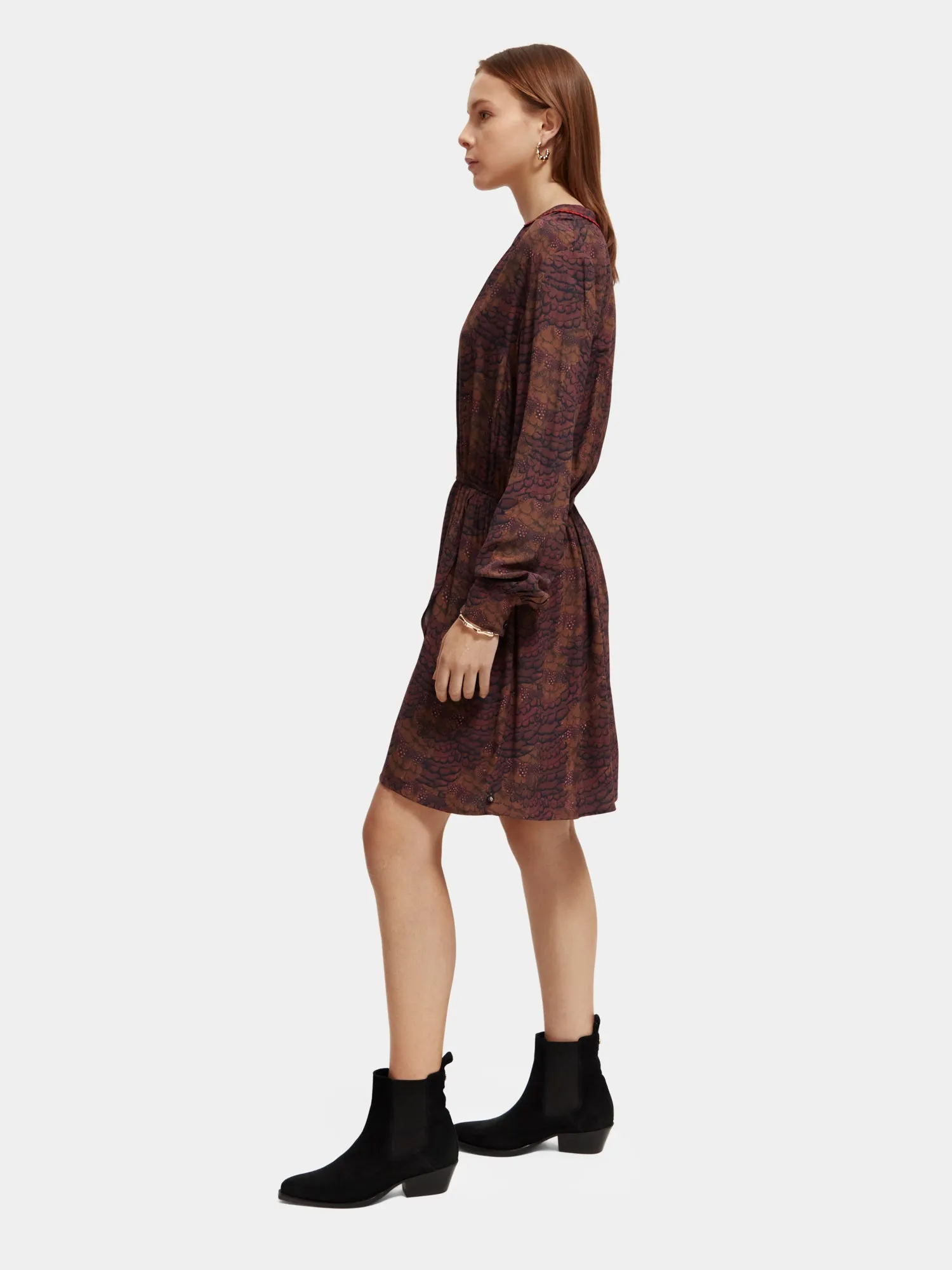 V-neck mini dress sold by Scotch & Soda product image thumbnail 4