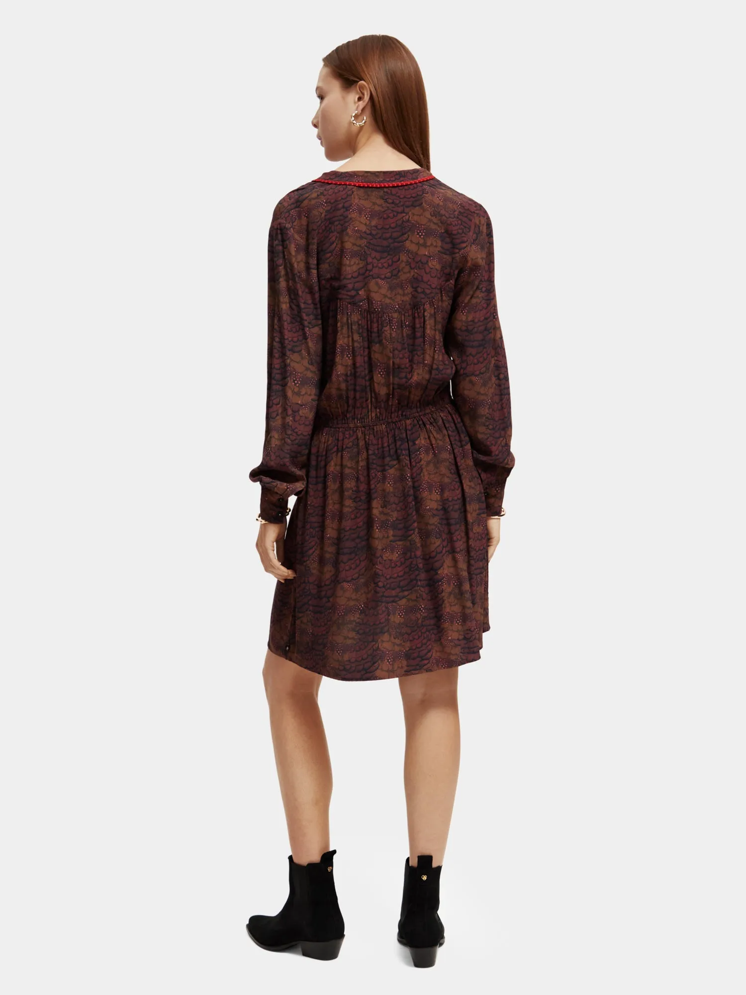 V-neck mini dress sold by Scotch & Soda product image thumbnail 3