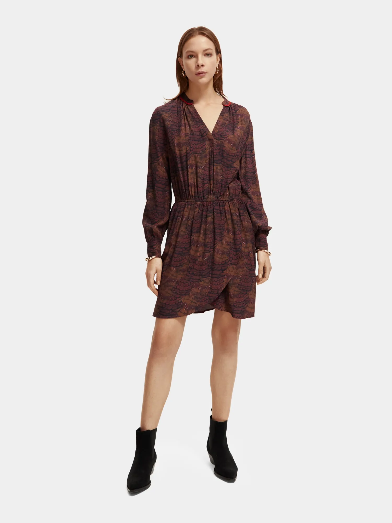 V-neck mini dress sold by Scotch & Soda product image thumbnail 5