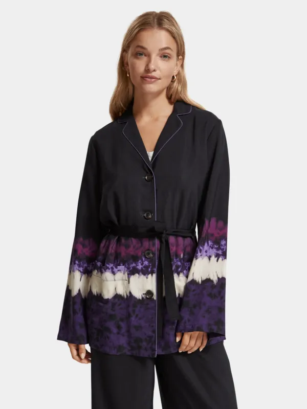 Tie-dyed pyjama blazer made by Scotch & Soda