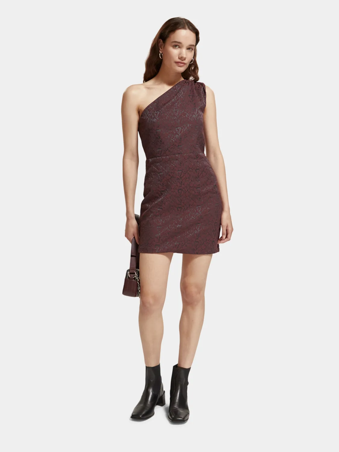 One shoulder mini dress sold by Scotch & Soda product image thumbnail 5
