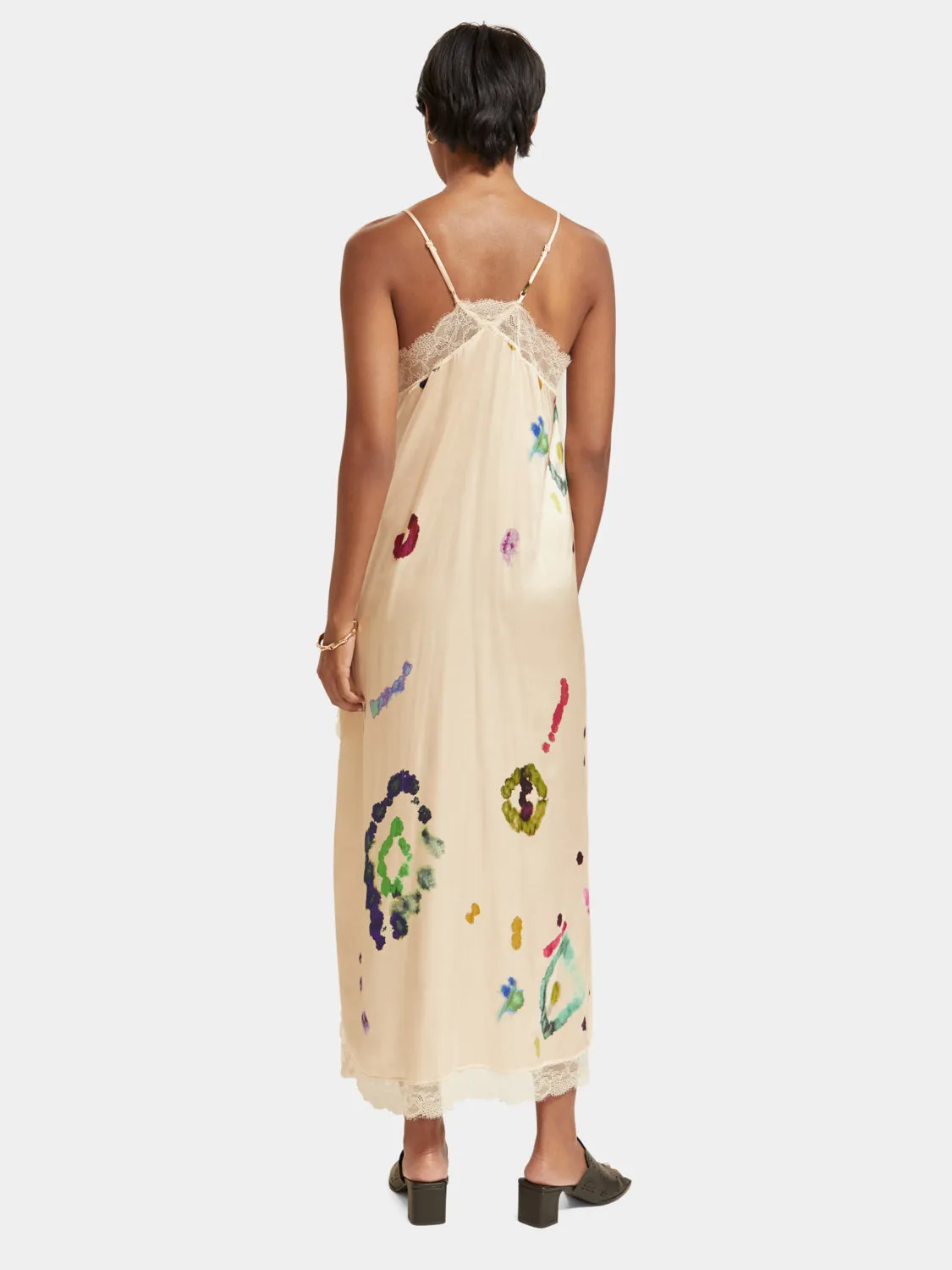 Camisole maxi dress with lace sold by Scotch & Soda product image thumbnail 3