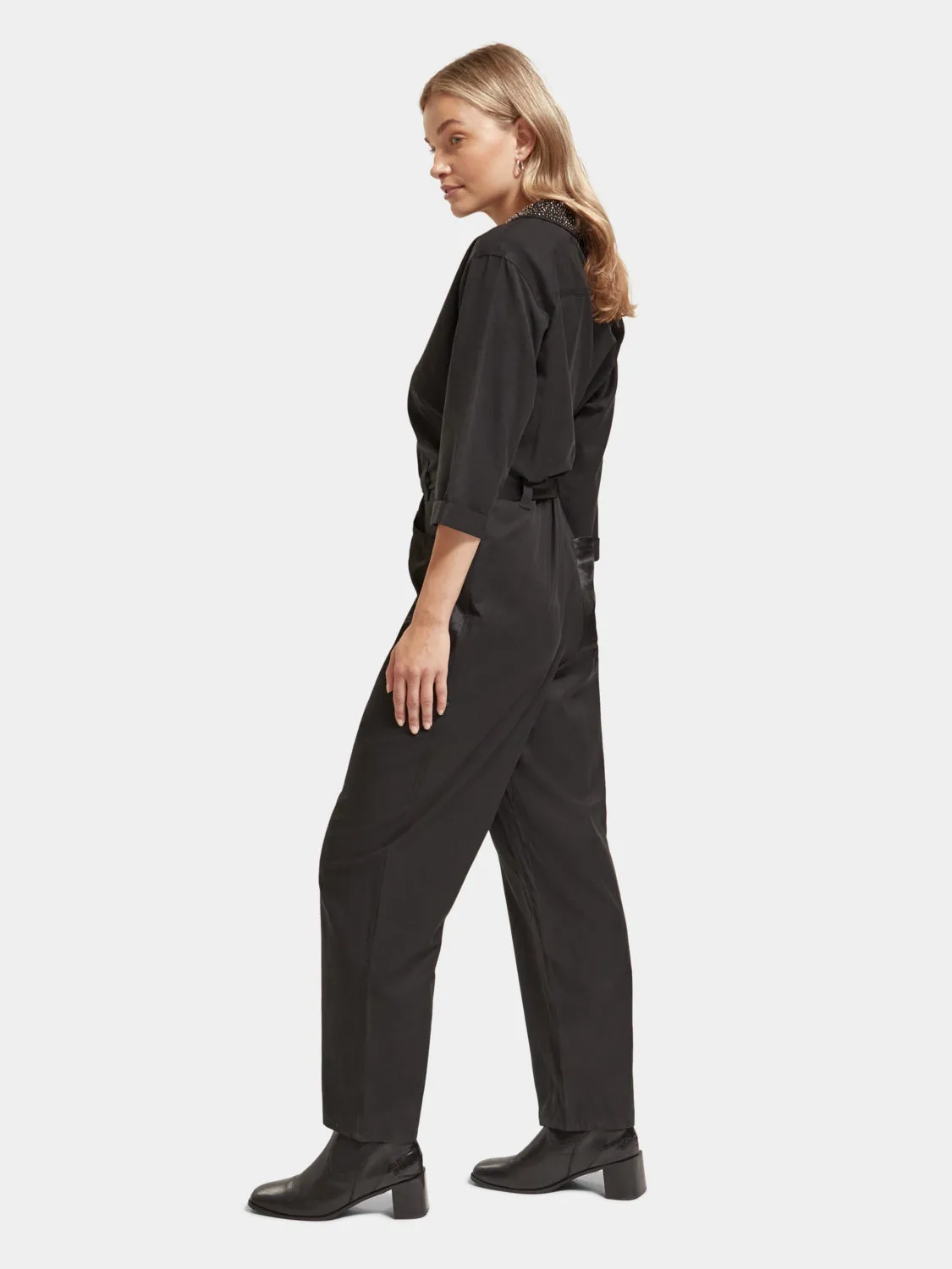 Beaded collar jumpsuit sold by Scotch & Soda product image thumbnail 4