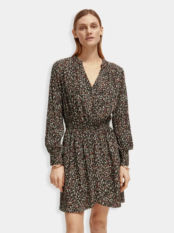 V-neck mini dress made by Scotch & Soda