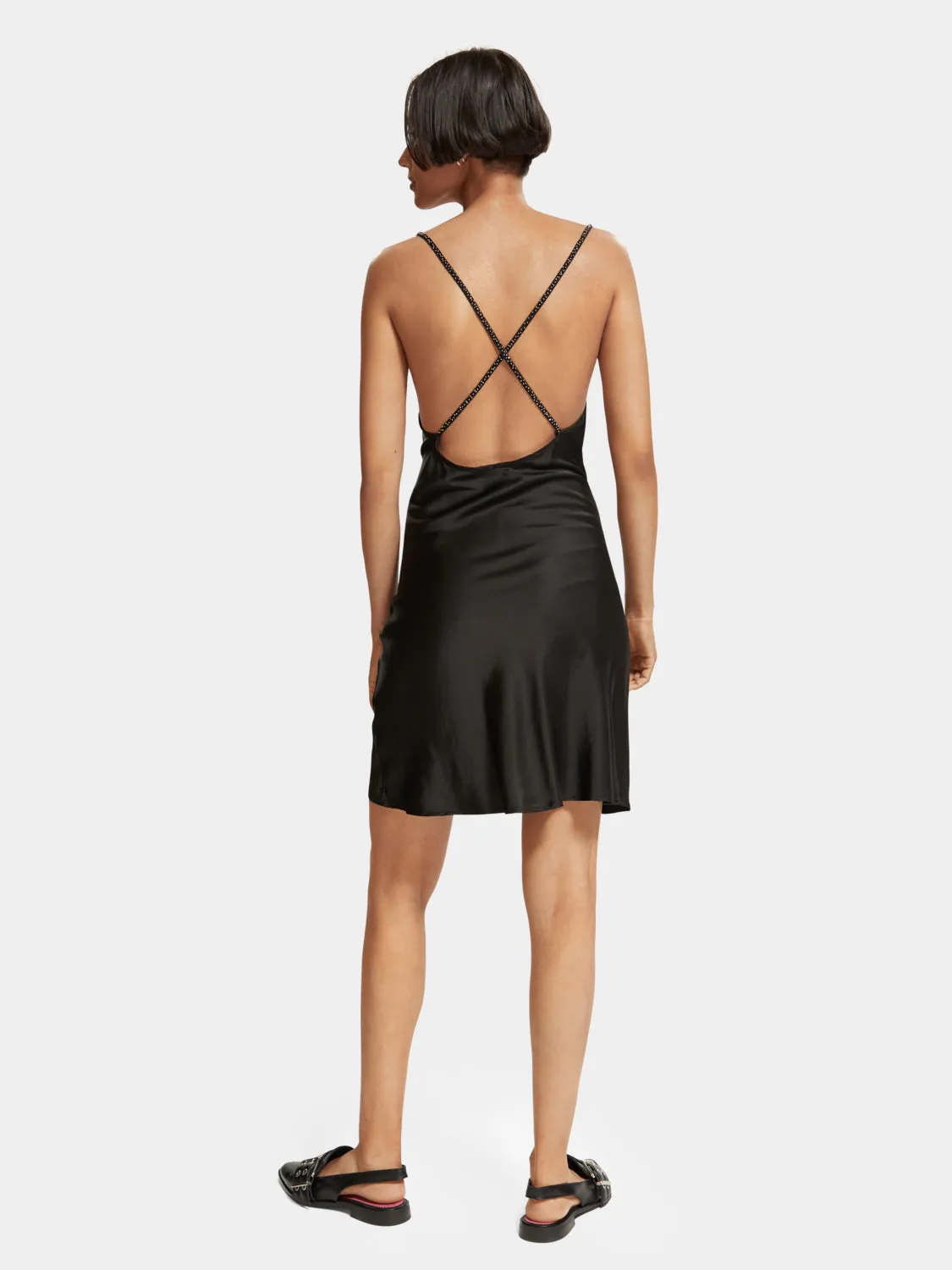 Cowl neck camisole mini dress sold by Scotch & Soda product image thumbnail 3