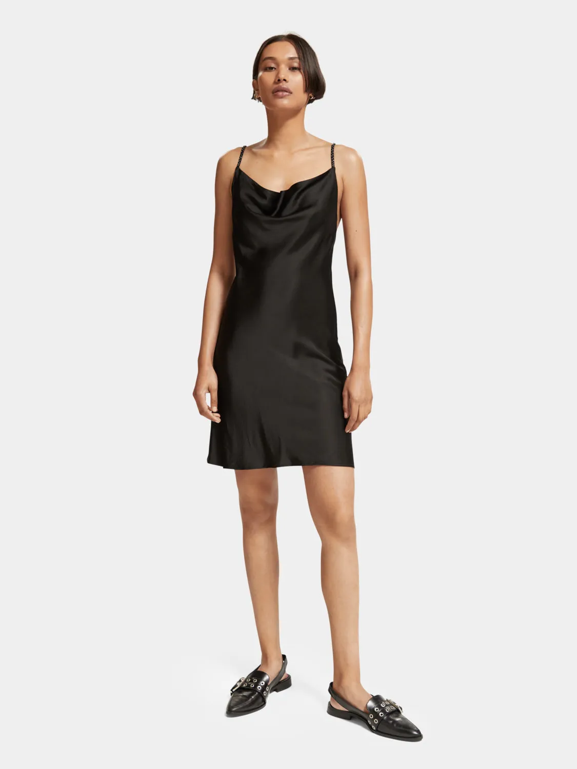 Cowl neck camisole mini dress sold by Scotch & Soda product image thumbnail 5