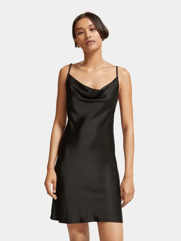 Cowl neck camisole mini dress made by Scotch & Soda