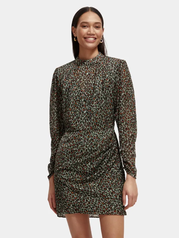 Mock neck mini dress made by Scotch & Soda