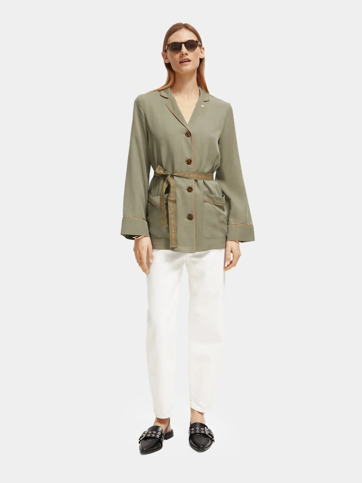 Belted blazer sold by Scotch & Soda product image thumbnail 4