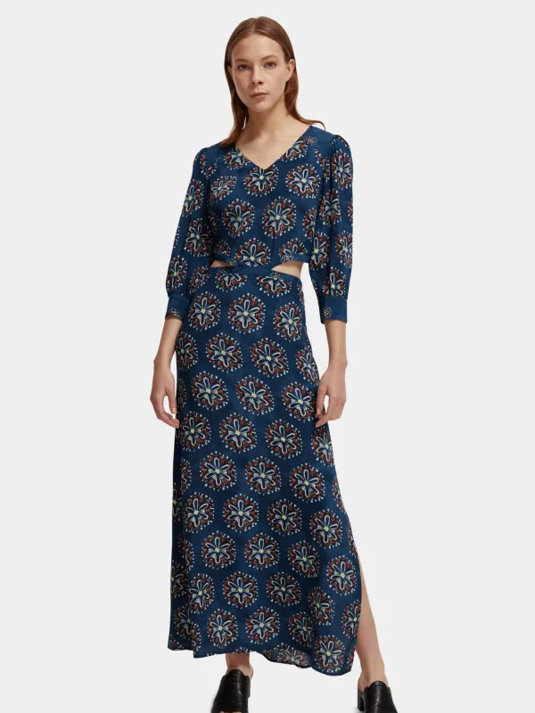 Cut out maxi dress made by Scotch & Soda