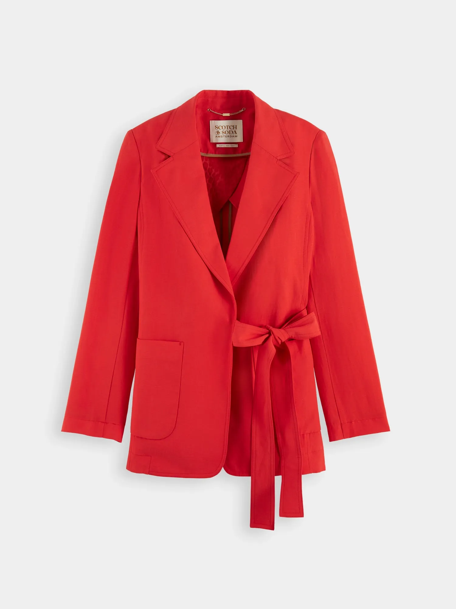 Belted blazer sold by Scotch & Soda