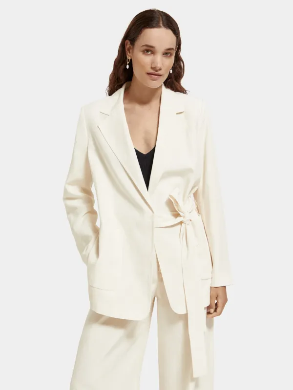 Belted blazer made by Scotch & Soda