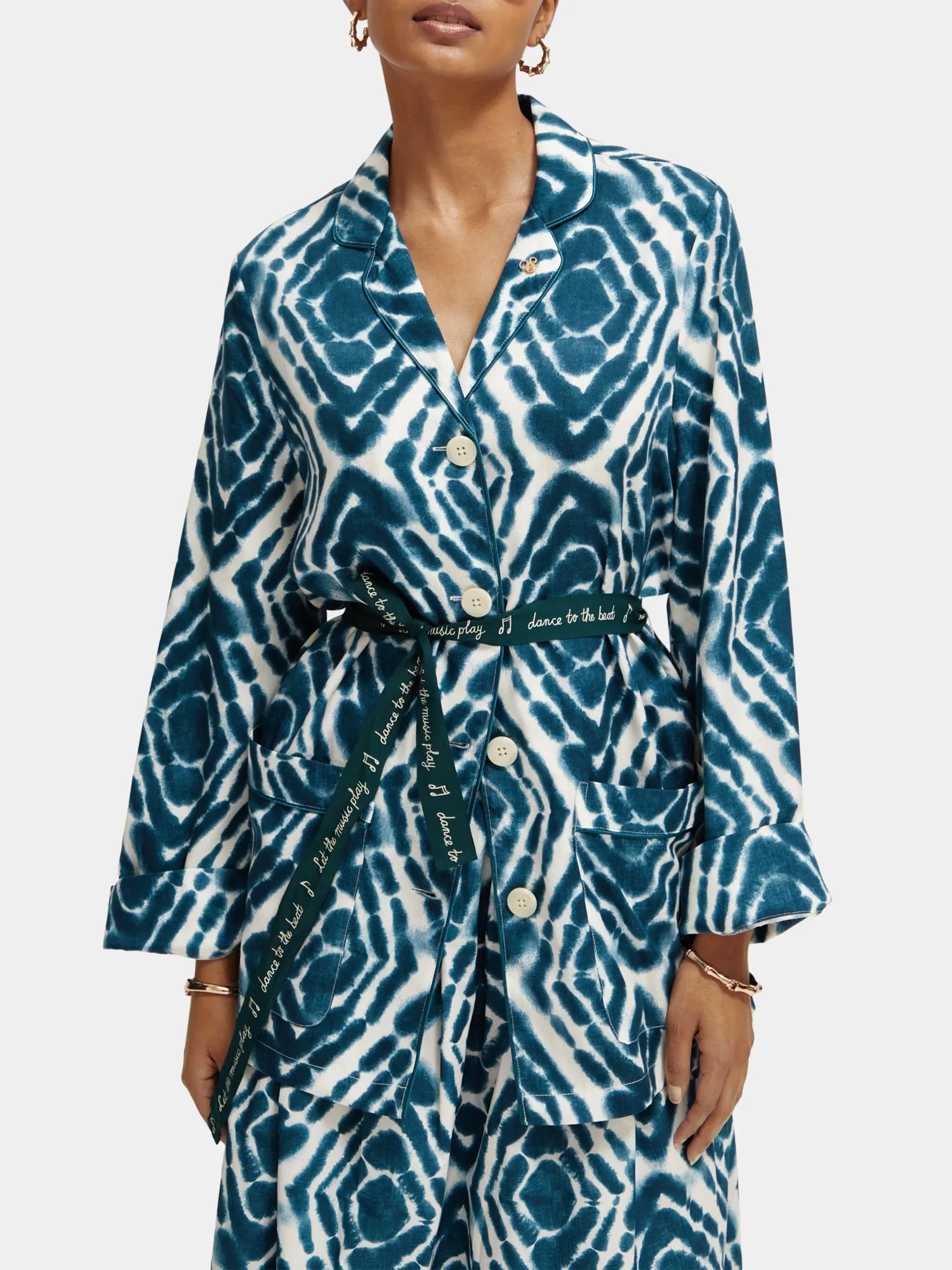 Belted blazer sold by Scotch & Soda