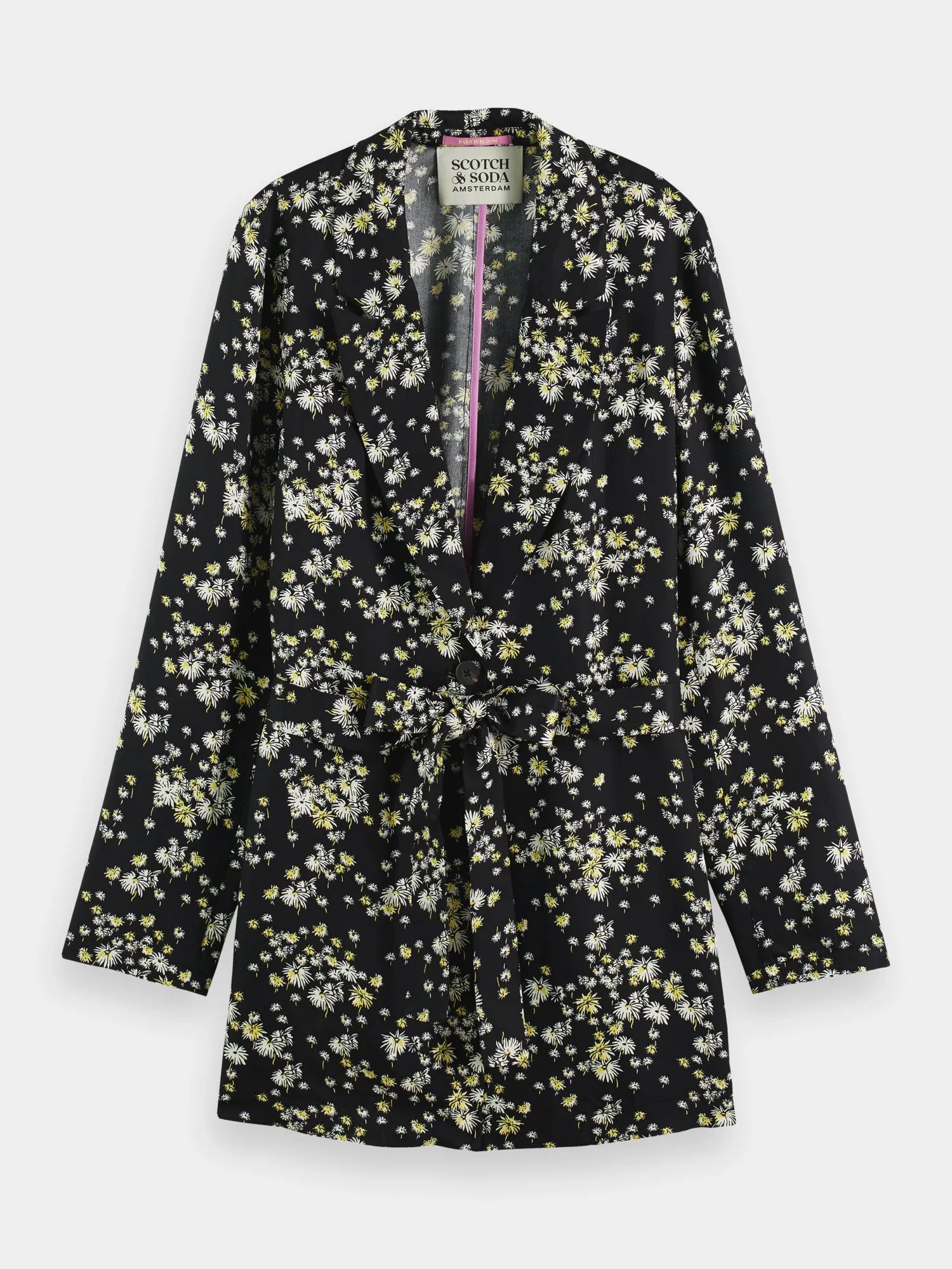 Printed drapey blazer sold by Scotch & Soda product image thumbnail 2