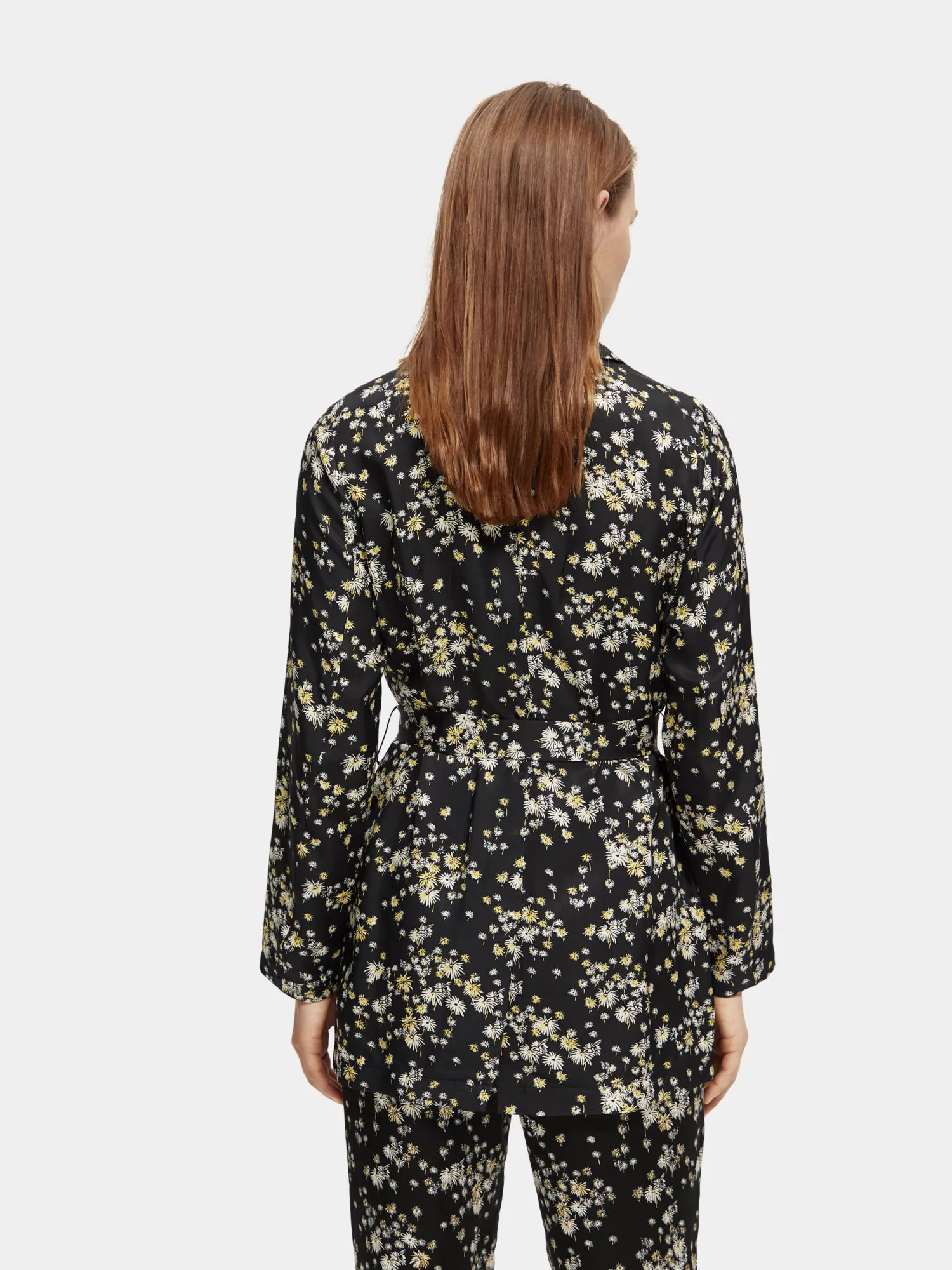 Printed drapey blazer sold by Scotch & Soda product image thumbnail 3