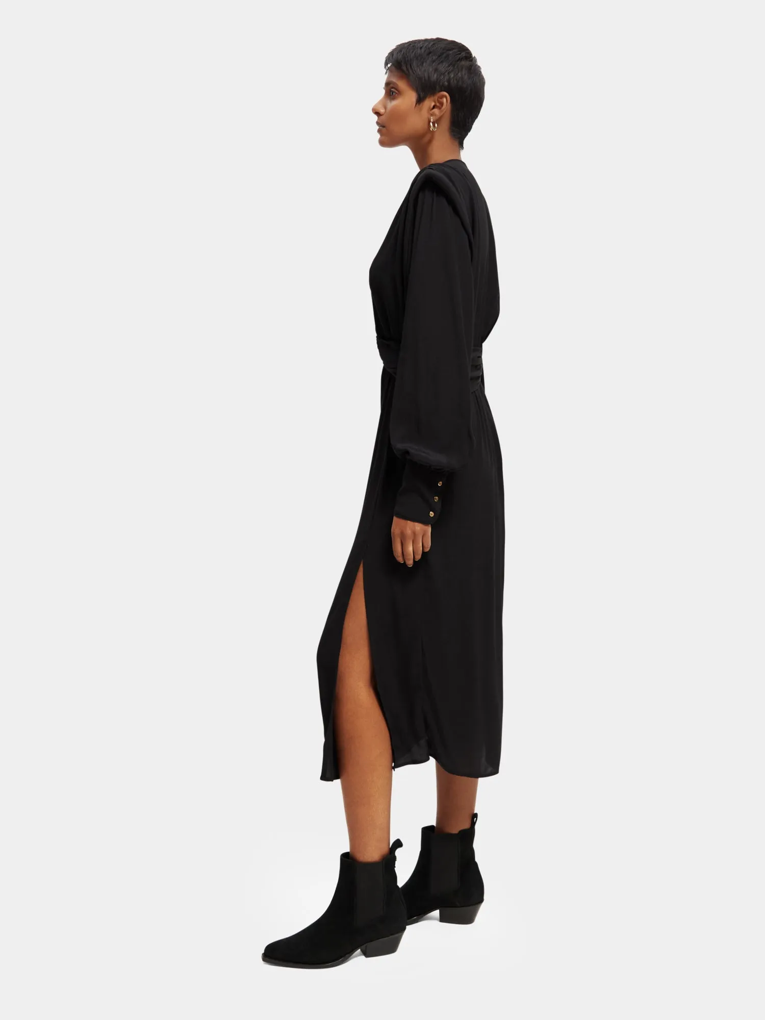 Belted midi dress sold by Scotch & Soda product image thumbnail 4