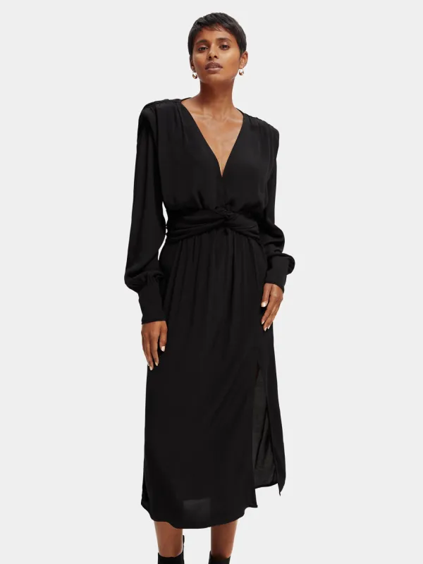 Belted midi dress made by Scotch & Soda