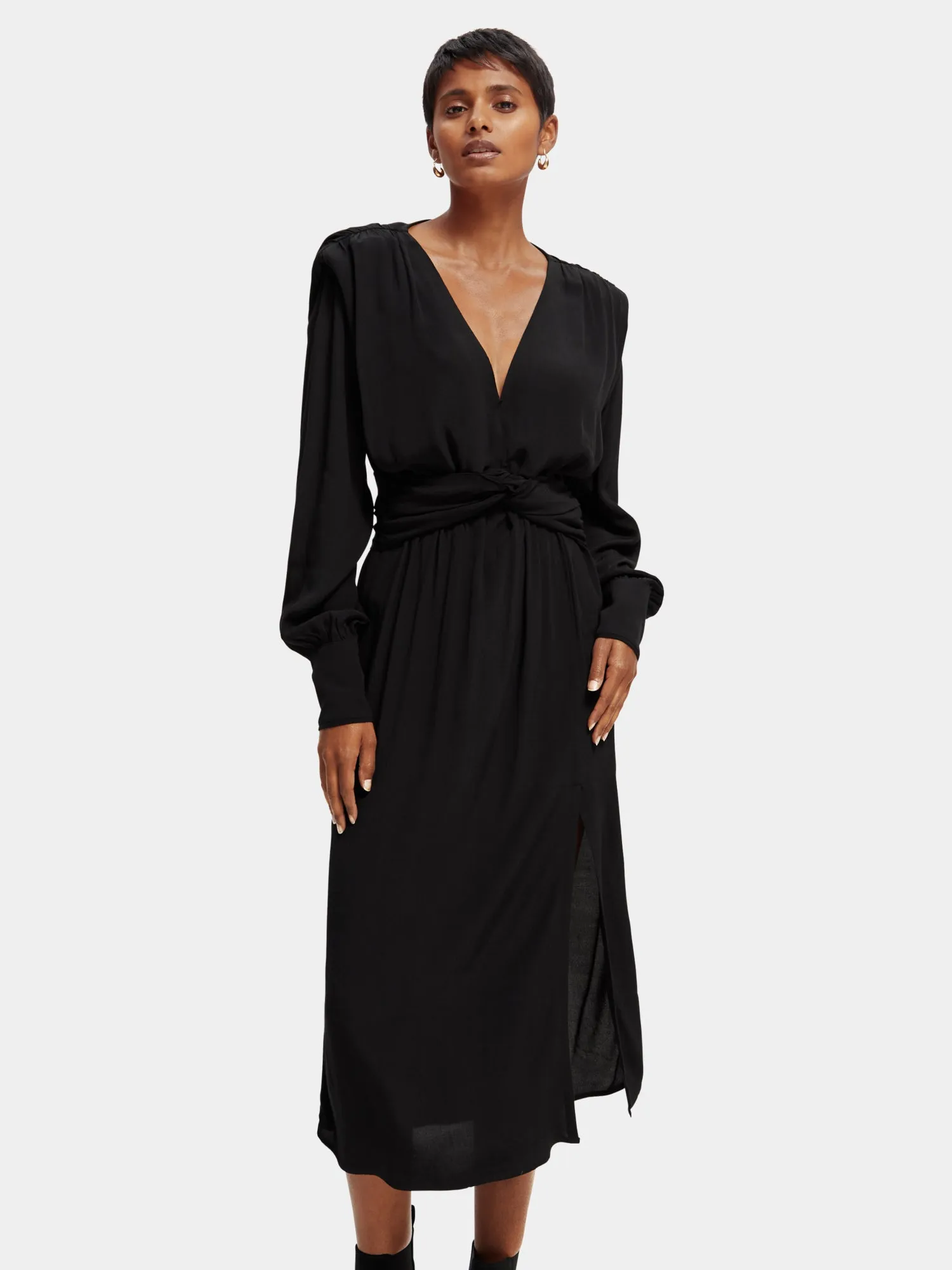 Belted midi dress sold by Scotch & Soda