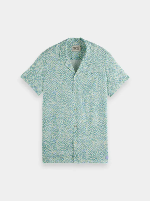 Printed short sleeved shirt sold by Scotch & Soda