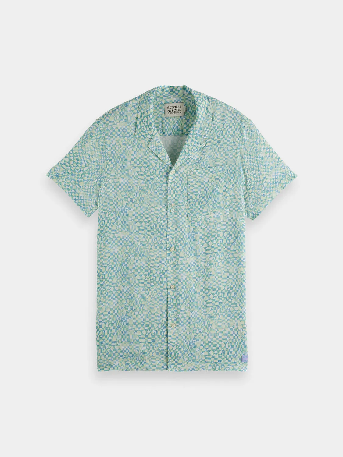 Printed short sleeved shirt sold by Scotch & Soda