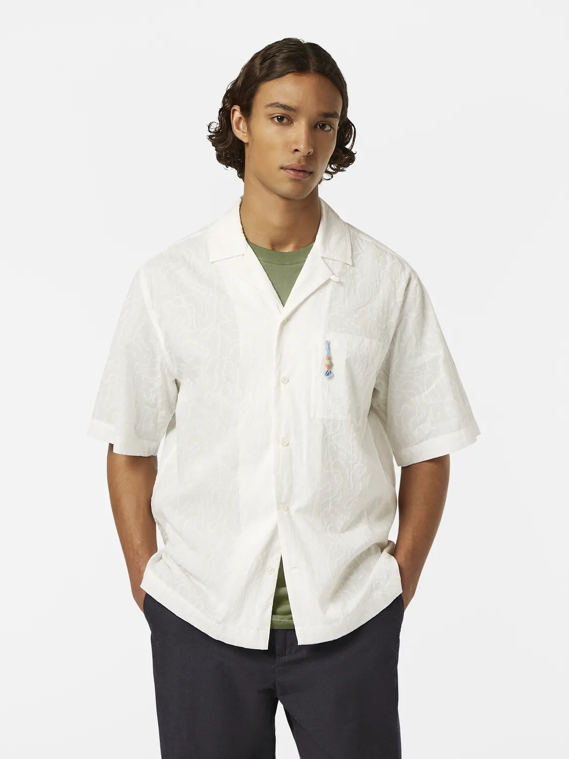 Embroidered shirt sold by Scotch & Soda