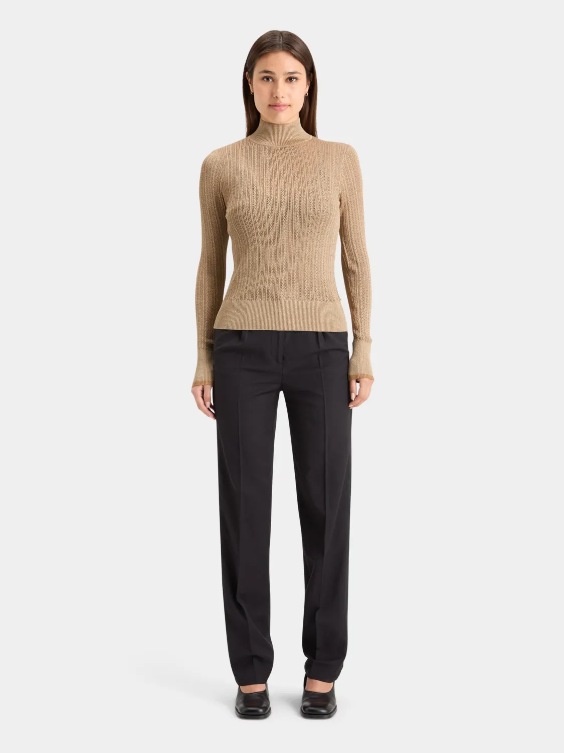 Metallic pointelle pullover sold by Scotch & Soda product image thumbnail 5