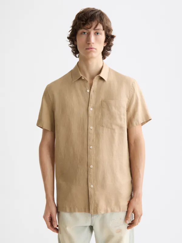 Short sleeved linen shirt sold by Scotch & Soda