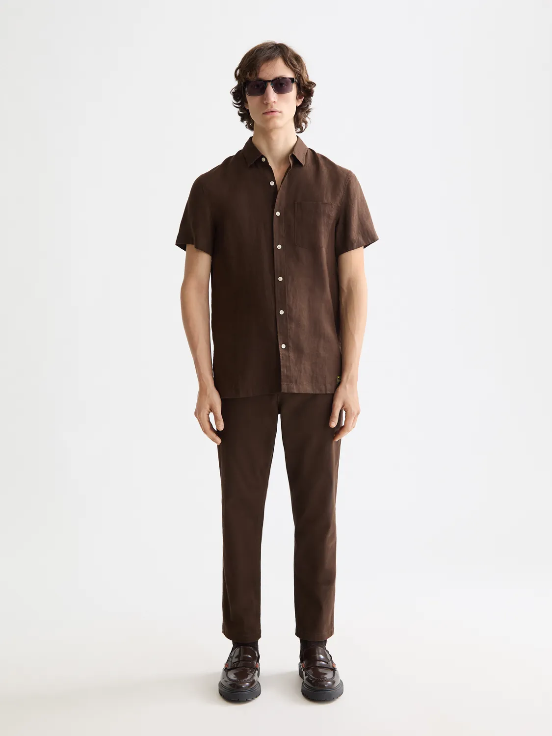 Short sleeved linen shirt sold by Scotch & Soda product image thumbnail 4
