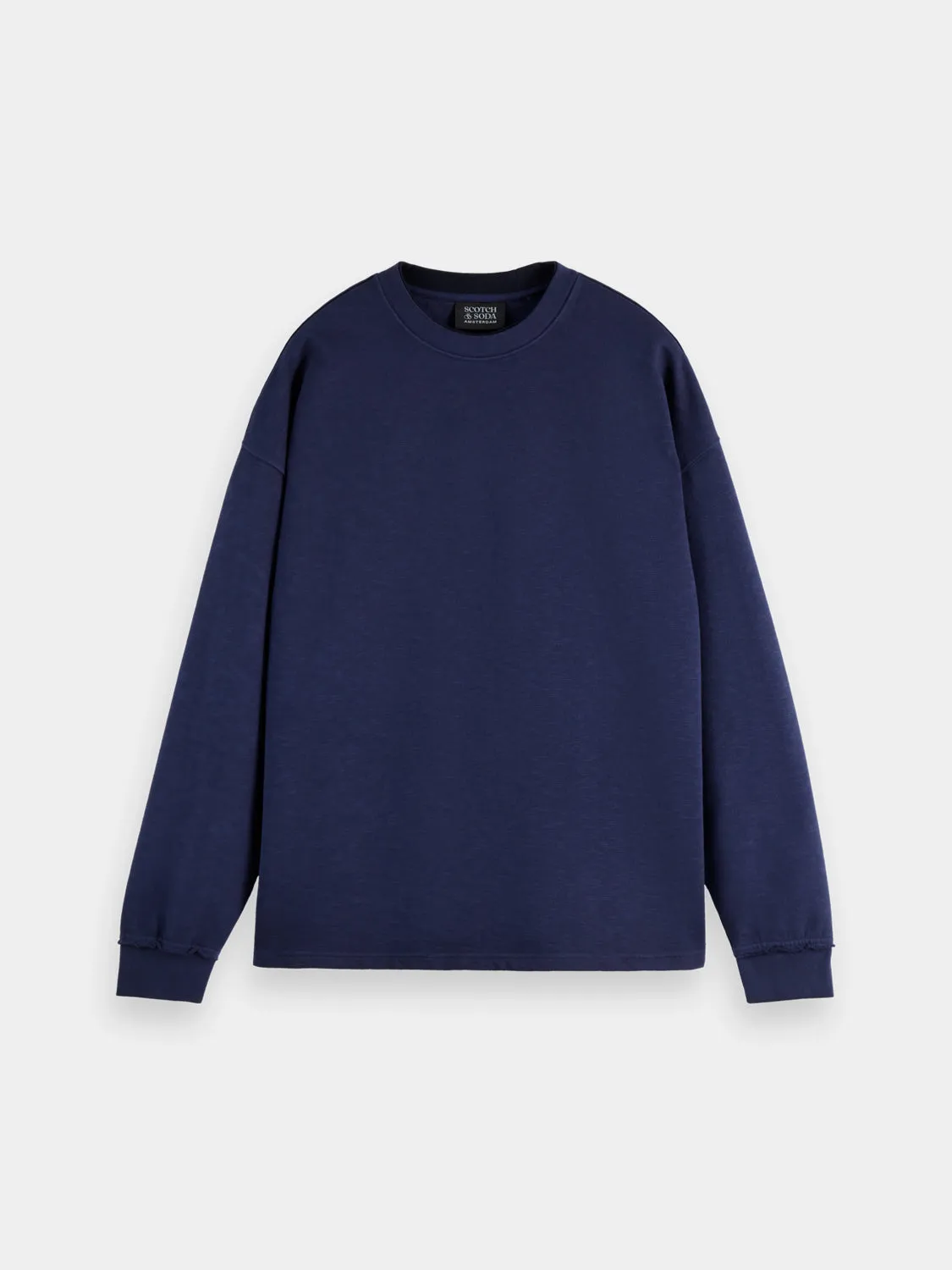 Garment-dyed sweatshirt sold by Scotch & Soda product image thumbnail 2