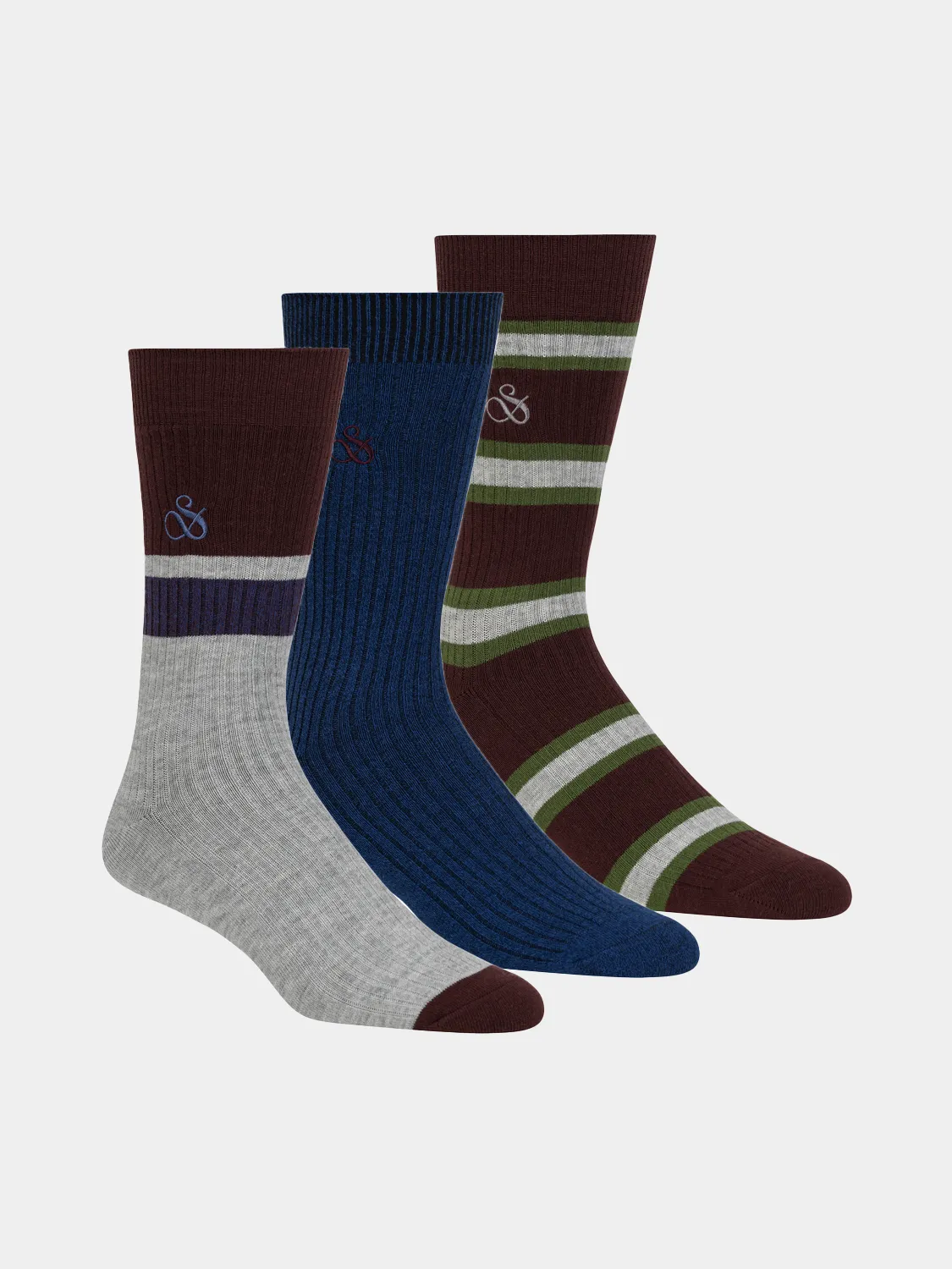 3-pack crew socks sold by Scotch & Soda product image thumbnail 3