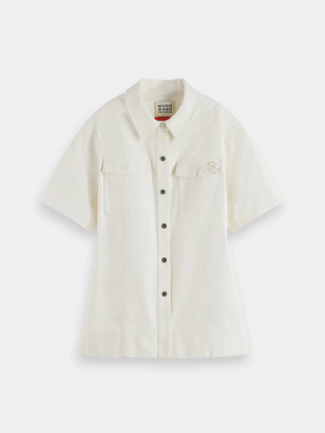 Pocket denim shirt sold by Scotch & Soda product image thumbnail 2