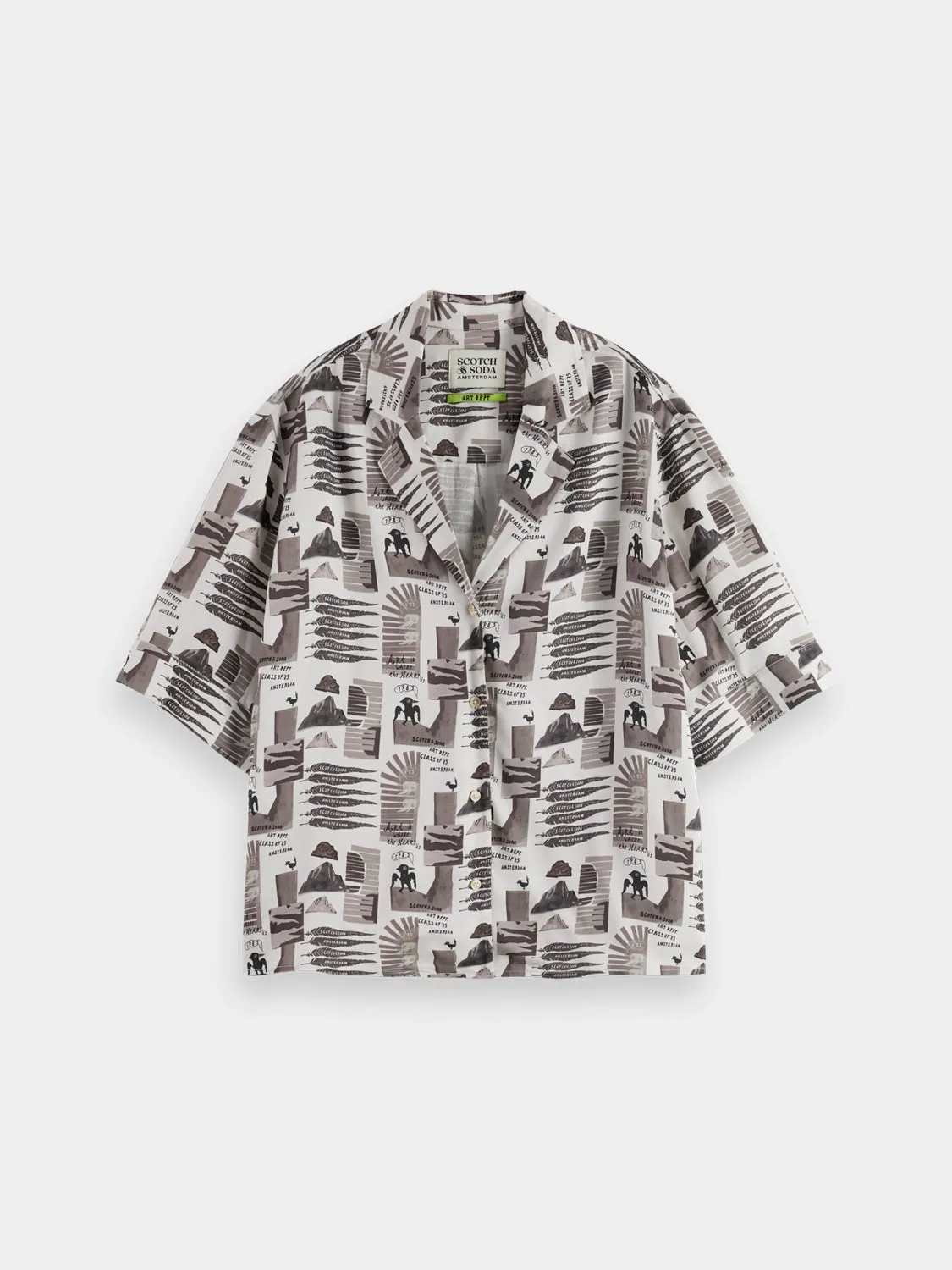 Printed short sleeved shirt sold by Scotch & Soda product image thumbnail 2