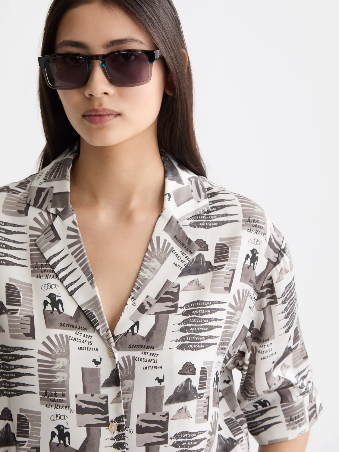 Printed short sleeved shirt sold by Scotch & Soda product image thumbnail 5