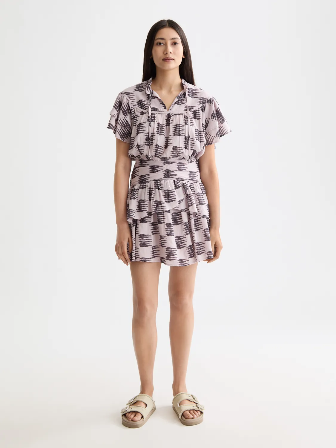 Ruffled mini dress sold by Scotch & Soda