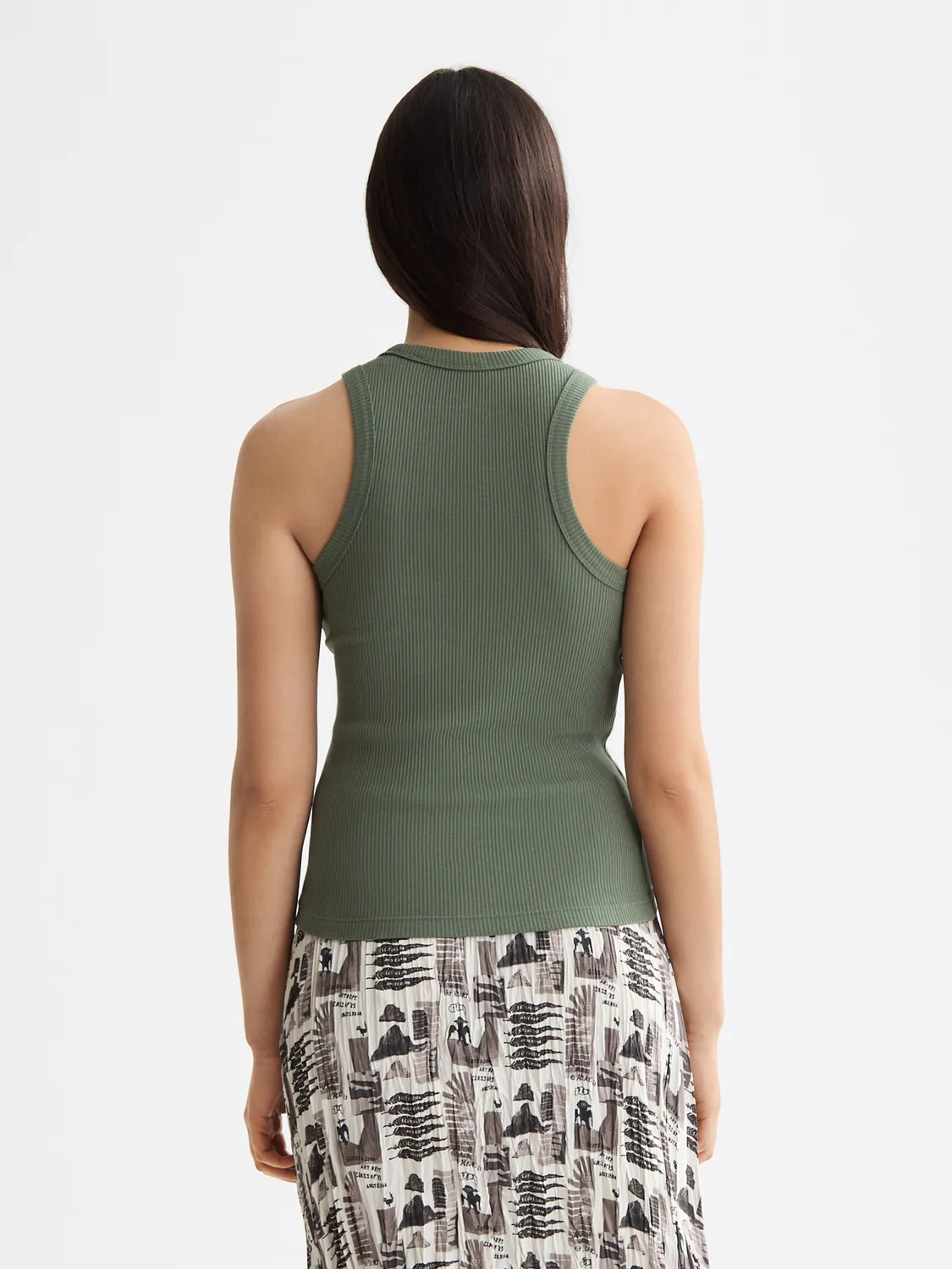 Ribbed racer tank sold by Scotch & Soda product image thumbnail 3