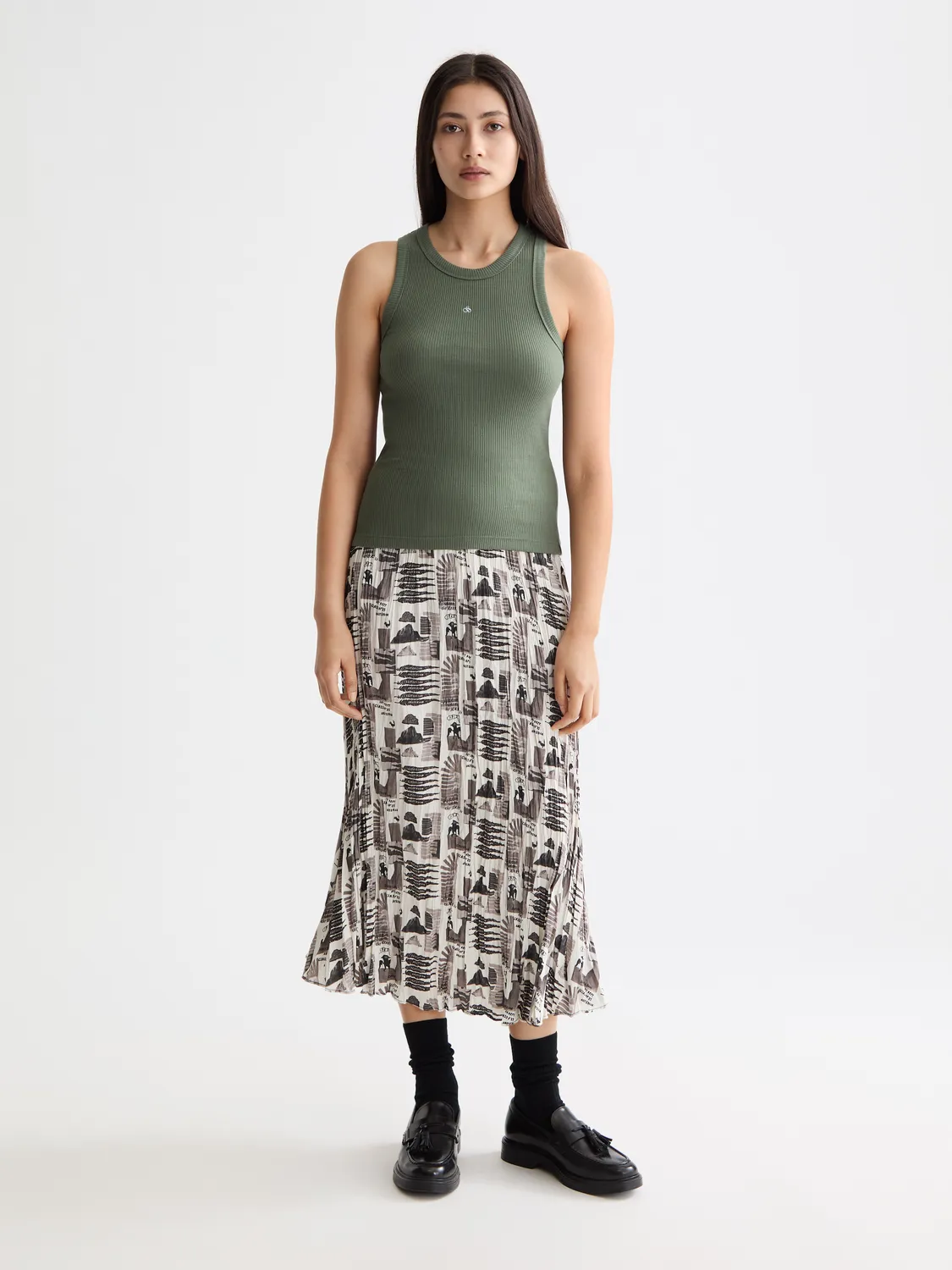 Ribbed racer tank sold by Scotch & Soda product image thumbnail 4