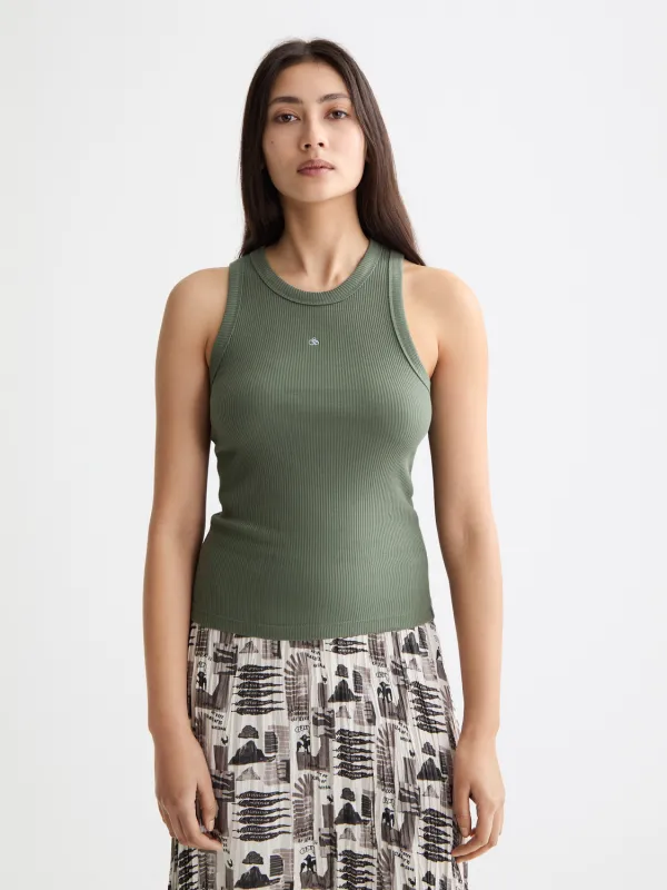 Ribbed racer tank sold by Scotch & Soda