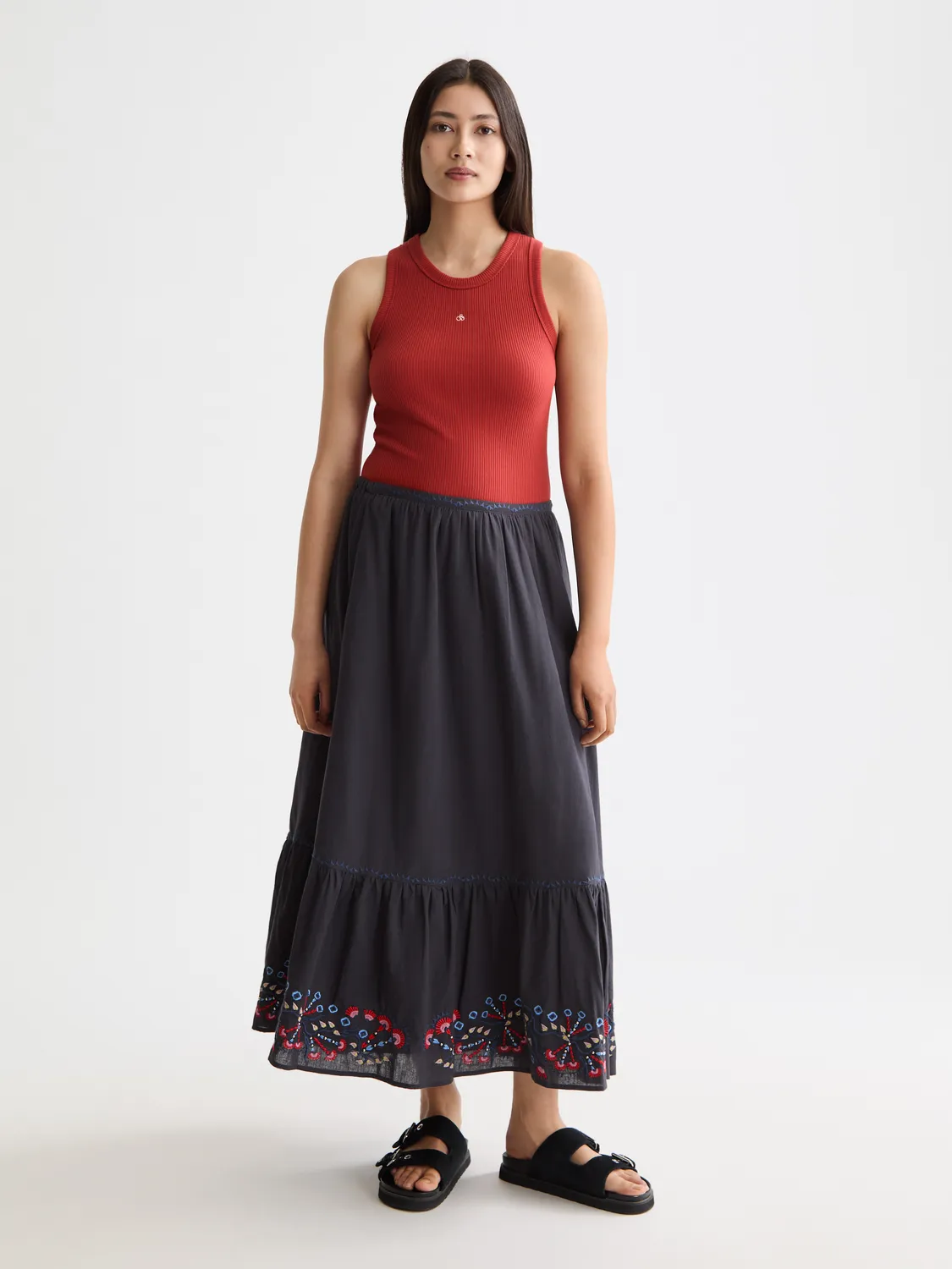 Ribbed racer tank sold by Scotch & Soda product image thumbnail 4