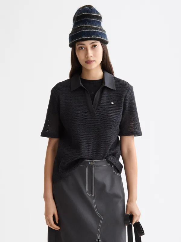 Crochet polo made by Scotch & Soda