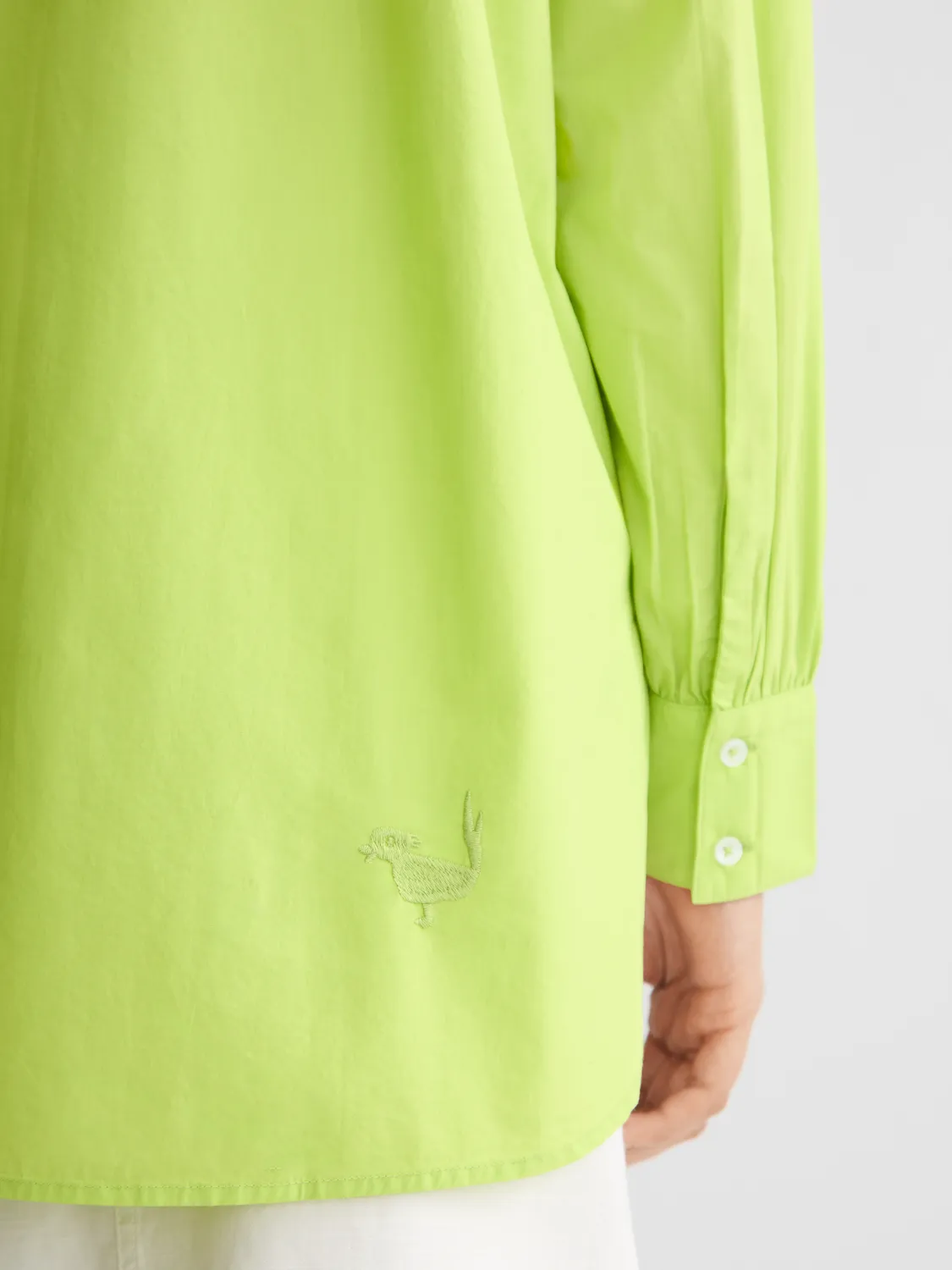 Embroidered girlfriend shirt sold by Scotch & Soda product image thumbnail 5