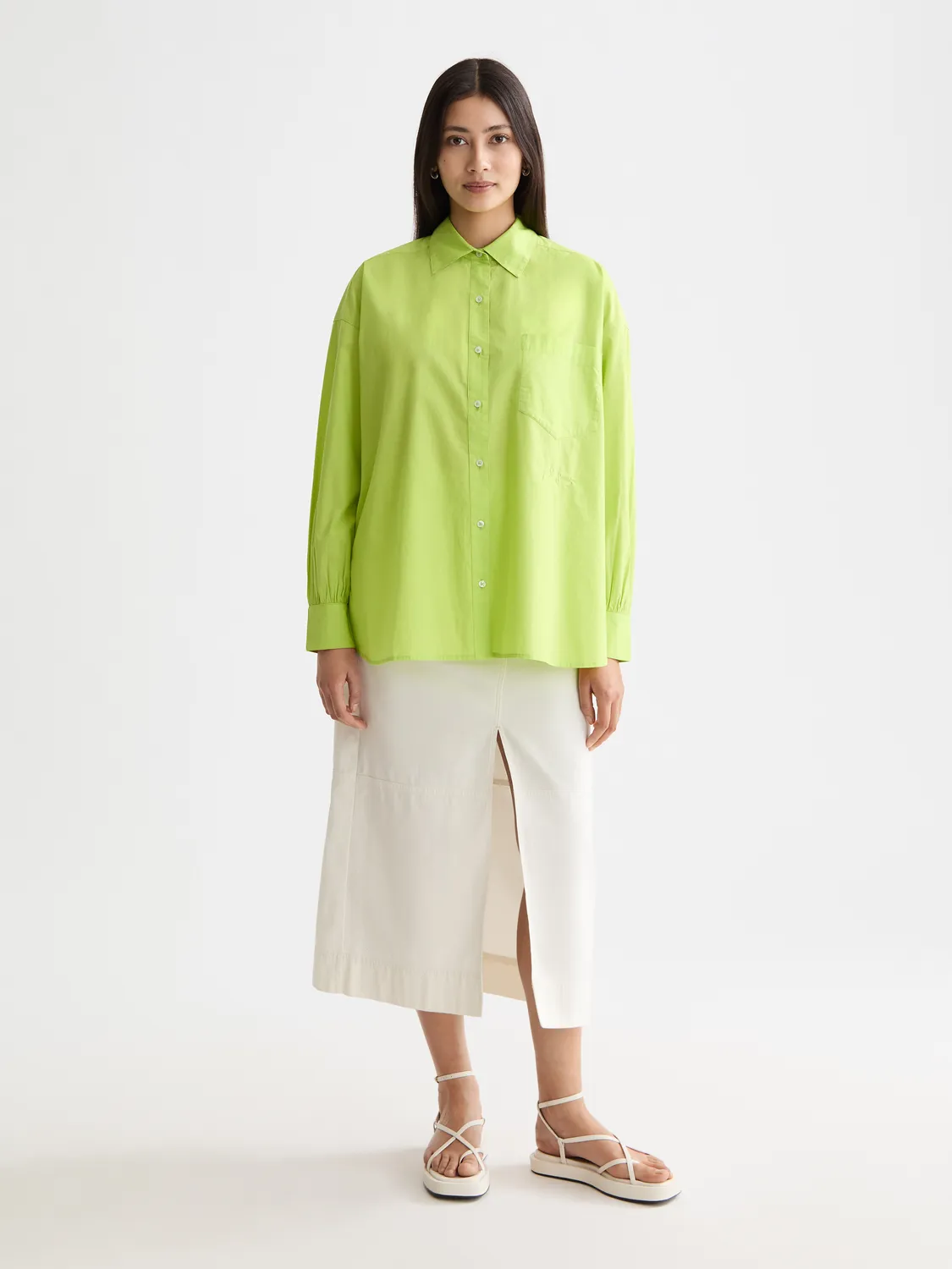 Embroidered girlfriend shirt sold by Scotch & Soda product image thumbnail 4