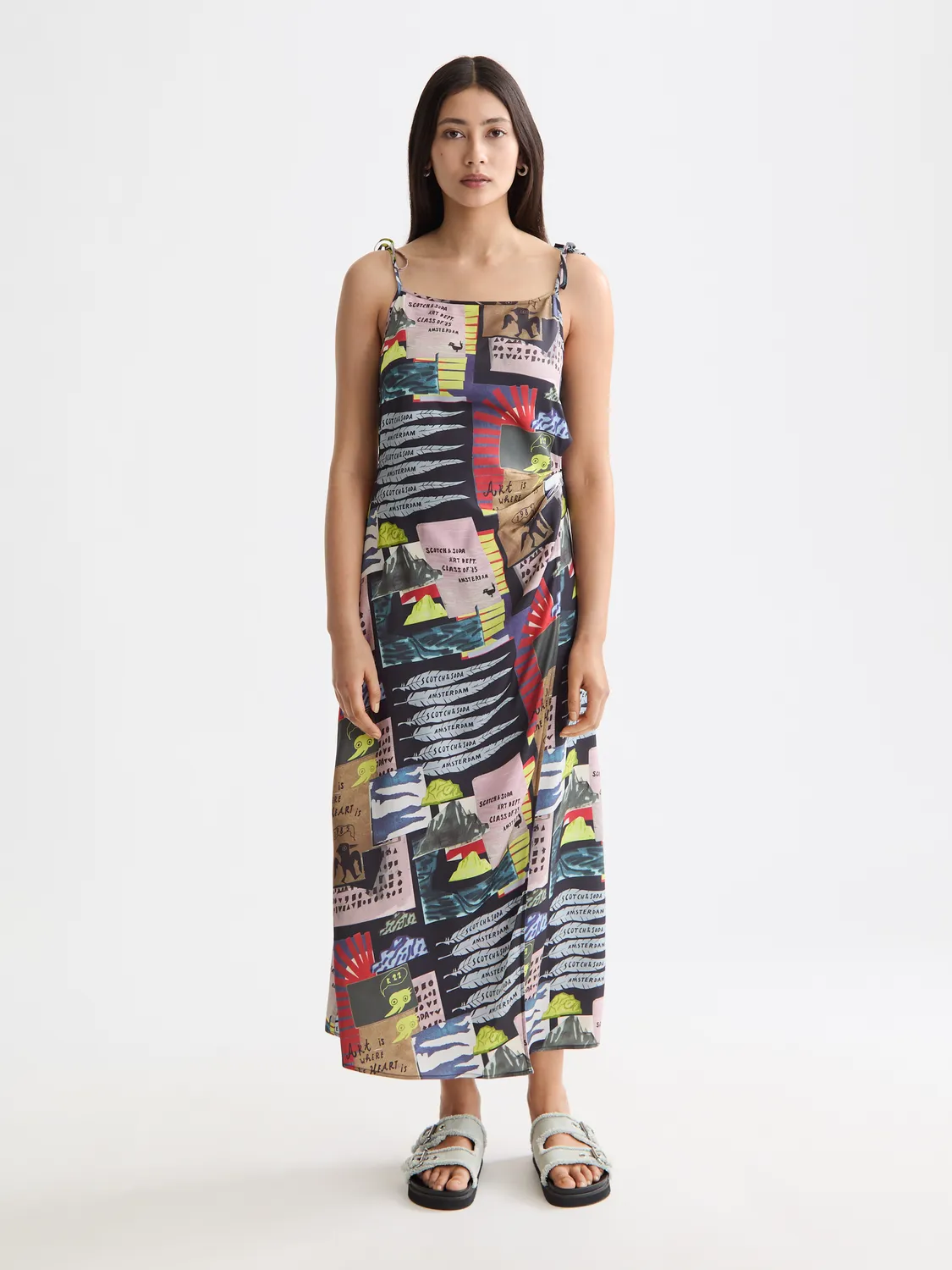 Midi slip dress sold by Scotch & Soda