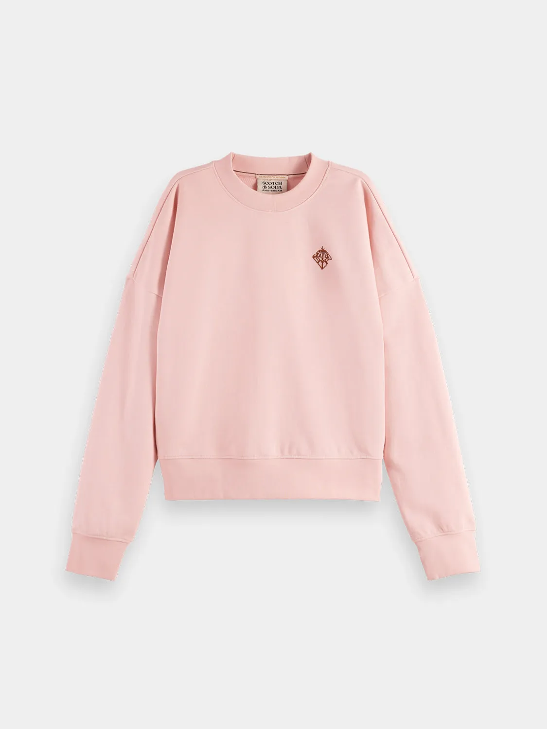 Embroidered logo sweatshirt sold by Scotch & Soda product image thumbnail 2