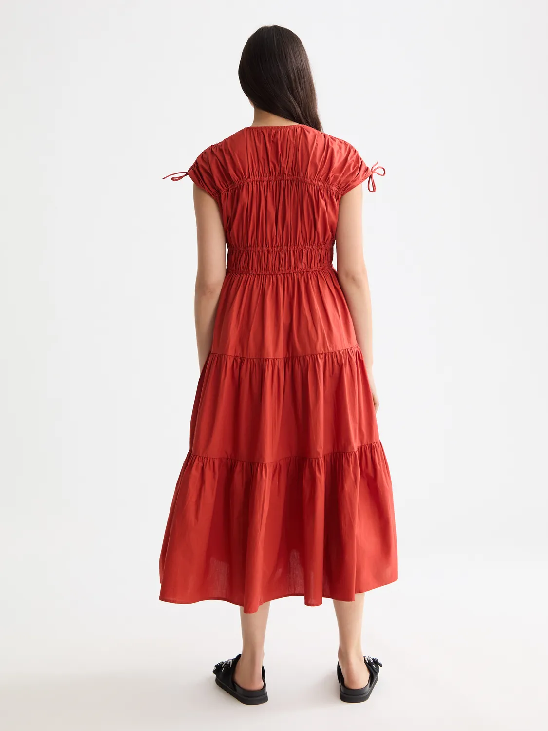 Gathered midi dress sold by Scotch & Soda product image thumbnail 3